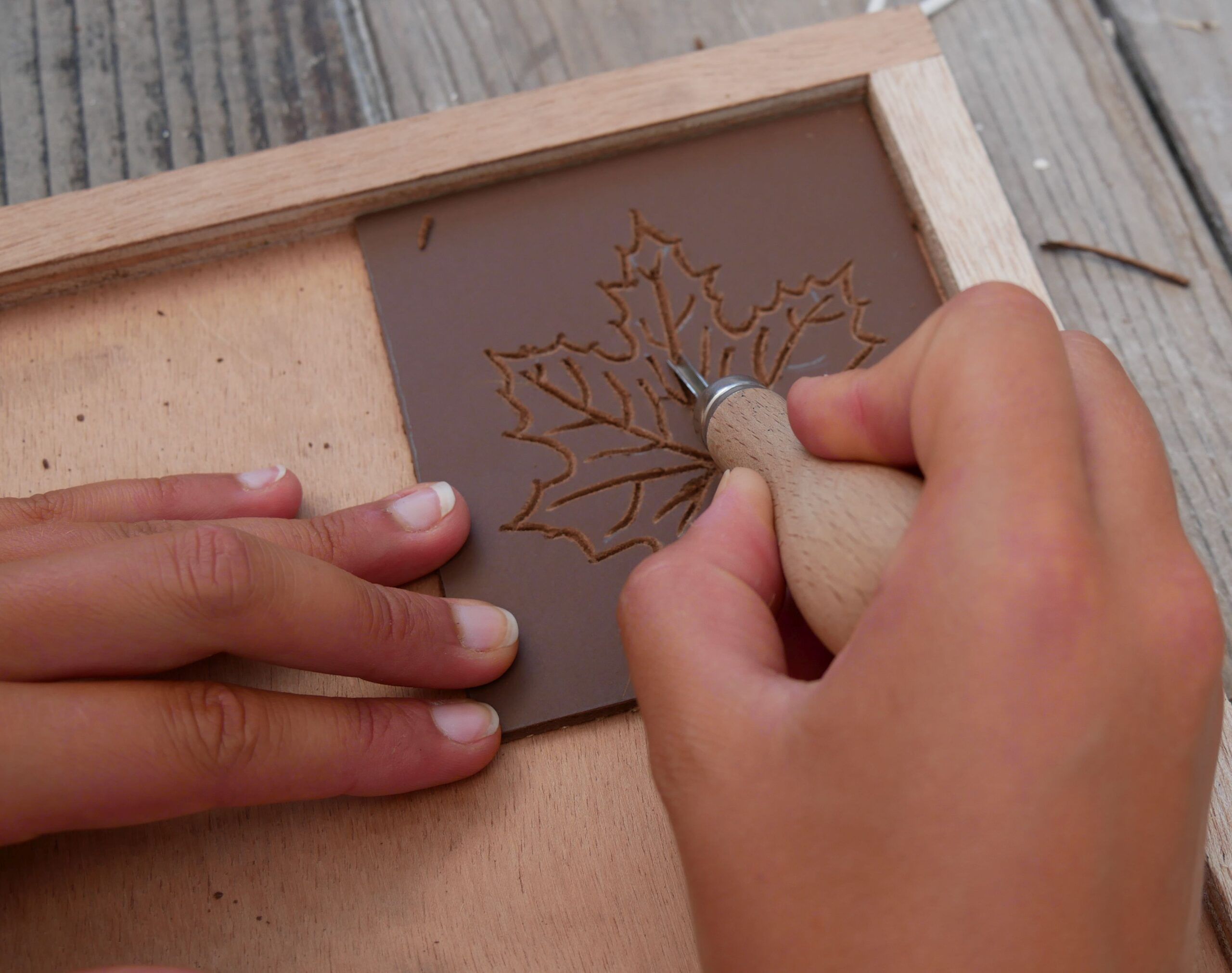 Atelier de linogravure