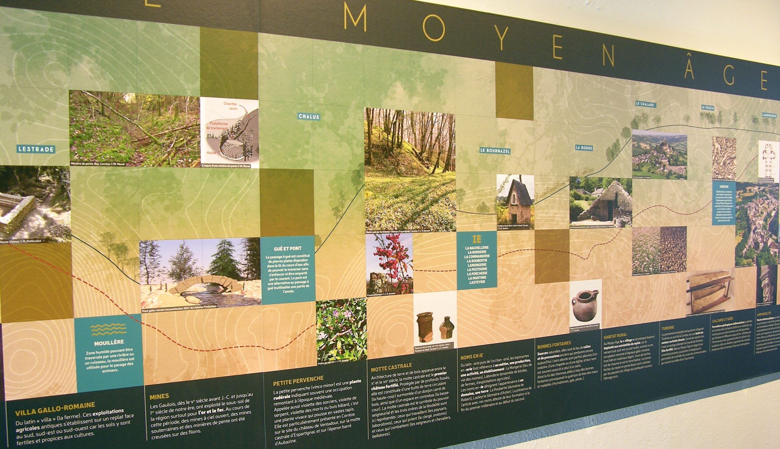 Grand Paysage de l'exposition "L'archéologie du paysage en Limousin"